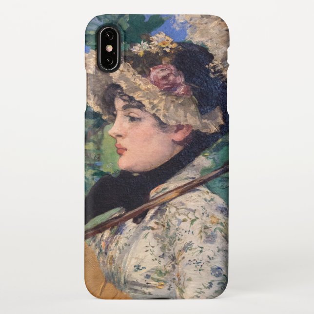 Jeanne (Spring)  By Édouard Manet iPhone Case (Back)