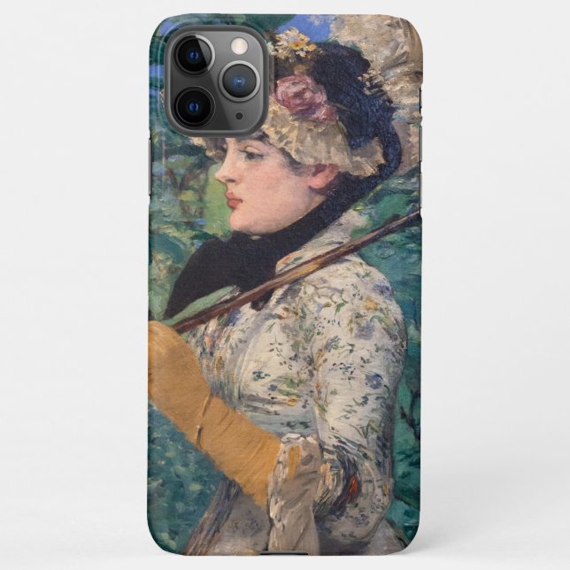 Jeanne (Spring)  By Édouard Manet iPhone Case (Back)