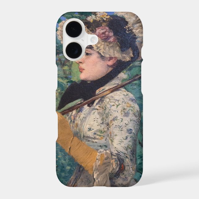 Jeanne (Spring)  By Édouard Manet iPhone Case (Back)
