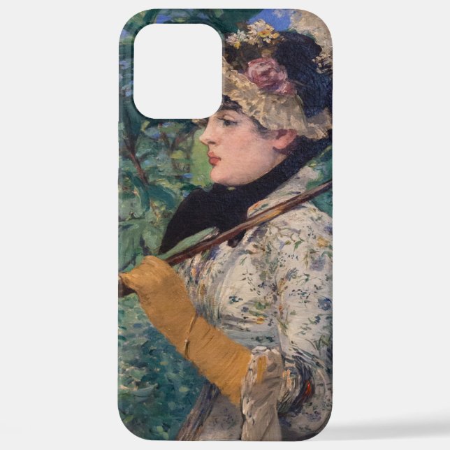Jeanne (Spring)  By Édouard Manet iPhone Case (Back)