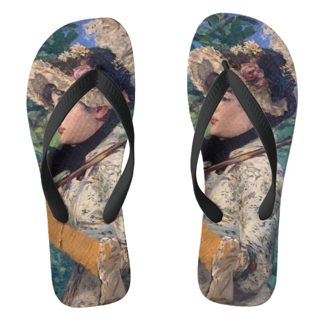 Jeanne (Spring)  By Édouard Manet Jandals (Footbed)