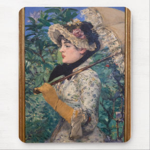 Jeanne (Spring) By Édouard Manet Mouse Pad