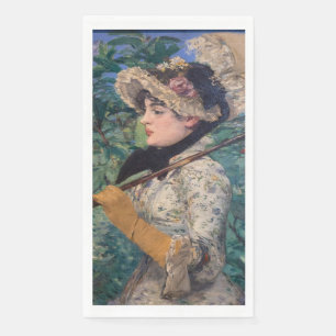 Jeanne (Spring)  By Édouard Manet Napkin