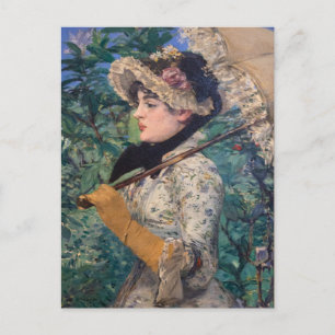Jeanne (Spring) By Édouard Manet Postcard