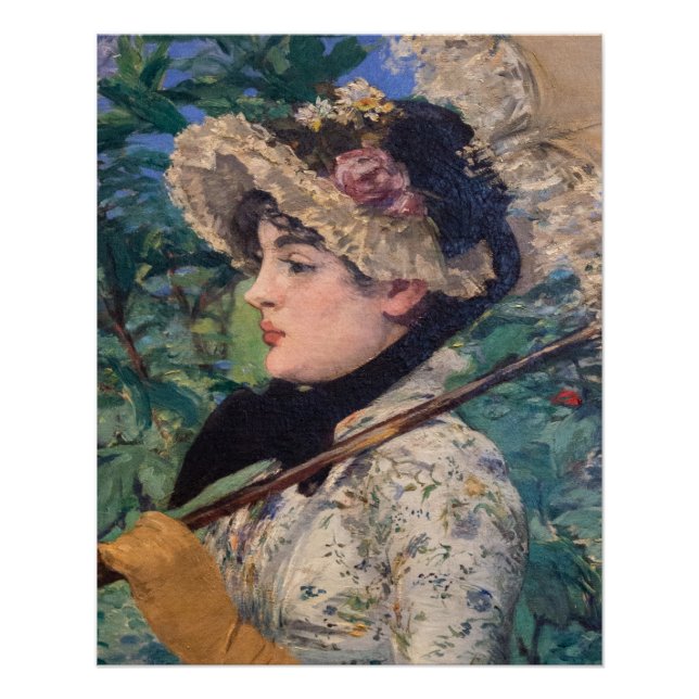 Jeanne (Spring)  By Édouard Manet Poster (Front)
