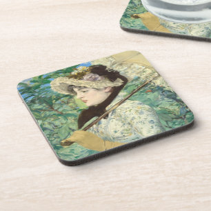 Jeanne (Spring) Edouard Manet  Coaster