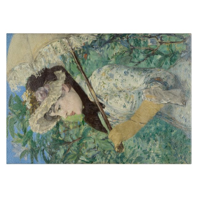 Jeanne (Spring) Edouard Manet   Cutting Board (Front)