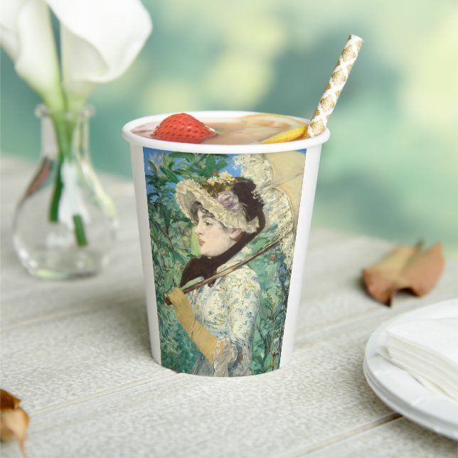 Jeanne (Spring) Edouard Manet     Paper Cups (Insitu)