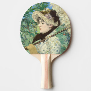 Jeanne (Spring) Edouard Manet Ping Pong Paddle