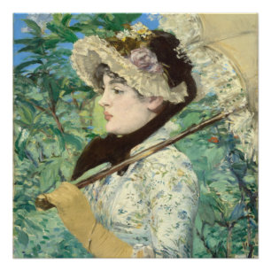 Jeanne (Spring) Edouard Manet   Poster