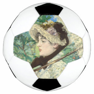 Jeanne (Spring) Edouard Manet Soccer Ball