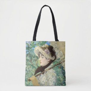 Jeanne (Spring) Edouard Manet Tote Bag