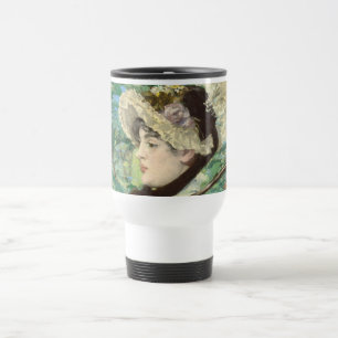 Jeanne (Spring) Edouard Manet     Travel Mug