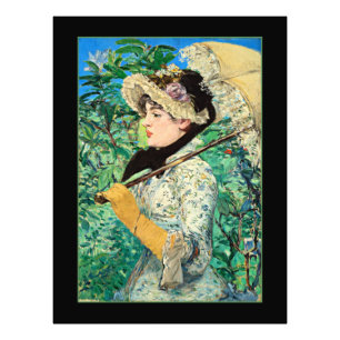 Jeanne Spring, famous Edouard Manet painting Photo Print