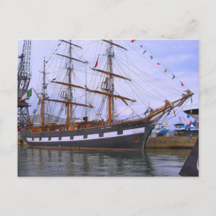 "Jeannie Johnston" sail training vessel, tall ship Postcard