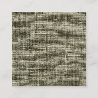 Jean's Fabric Design Pillow Cover Square Business Card