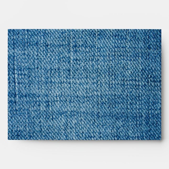 Jeans fabric texture envelope (Front)