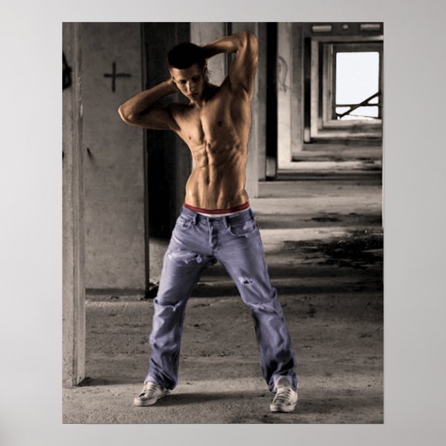 Jeans in Cavern Poster (Front)
