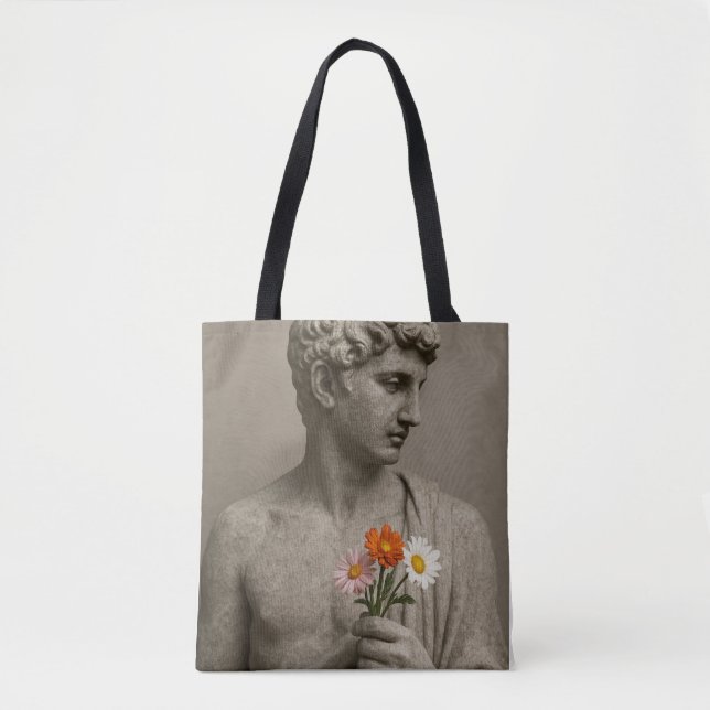 jeans jacket tote bag (Front)