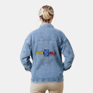 Jeans Venezuela Jacket - Patriotic Design