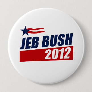 JEB BUSH 2012 10 CM ROUND BADGE