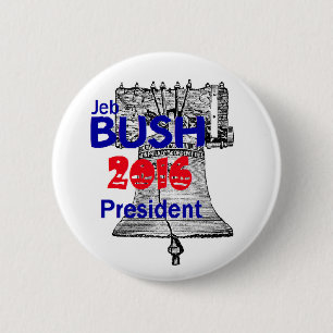 Jeb BUSH 2016 6 Cm Round Badge