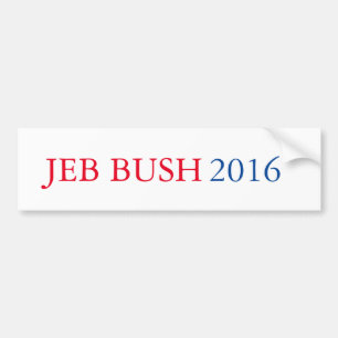 Jeb Bush 2016 Bumper Sticker