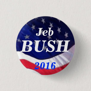 Jeb Bush 2016 button