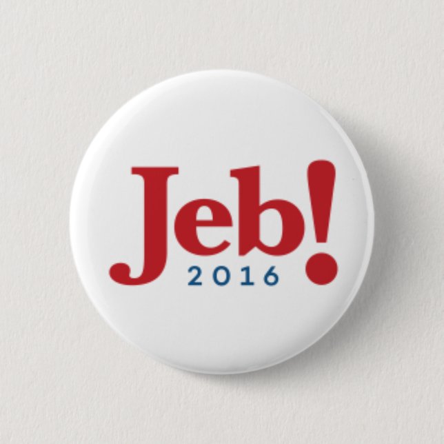 Jeb Bush 2016 Campaign Button - 2.25" Round (Front)