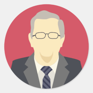 Jeb Bush 2016 presidential election candidate Classic Round Sticker