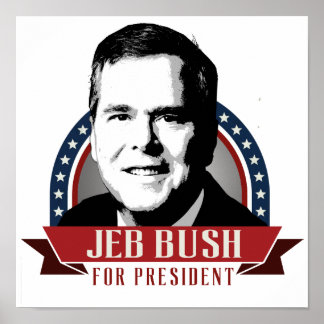 JEB BUSH 2016 SPANGLE -.png Poster