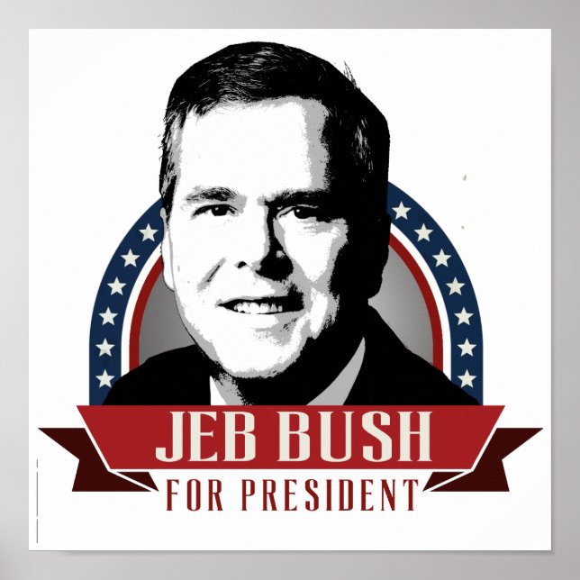 JEB BUSH 2016 SPANGLE -.png Poster (Front)