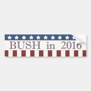 Jeb Bush 2016 Stars and Stripes Bumper Sticker