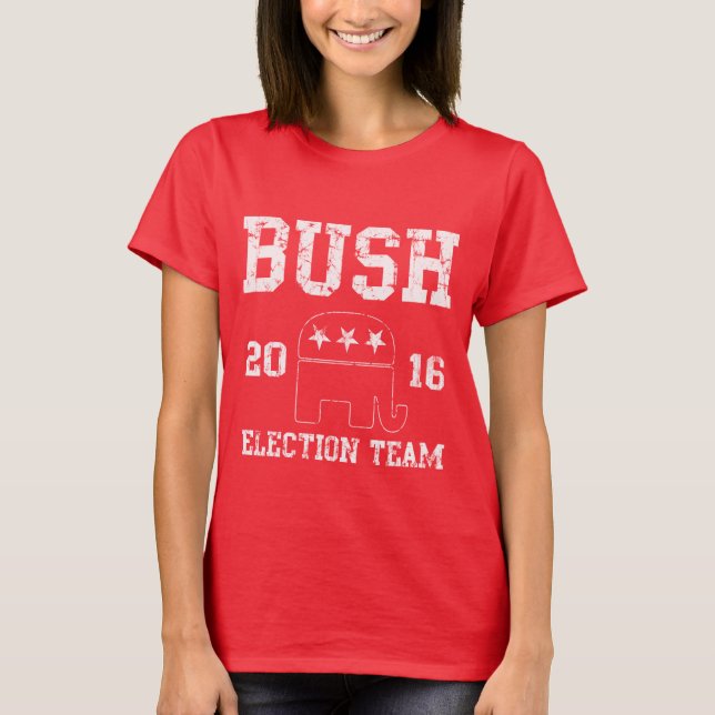 Jeb Bush Election Team 2016 T-Shirt (Front)