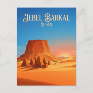 Jebel Barkal Sudan Postcard