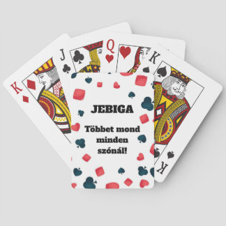 JEBIGA Többet mond minden szónál! kártyapakli Playing Cards