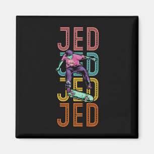 Jed Custom Skateboarding Hob Magnet