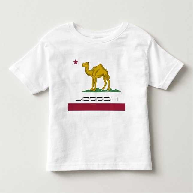 Jeddah not California Republic Toddler T-Shirt (Front)