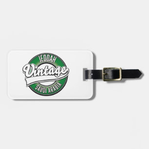 jeddah saudi arabia logo luggage tag