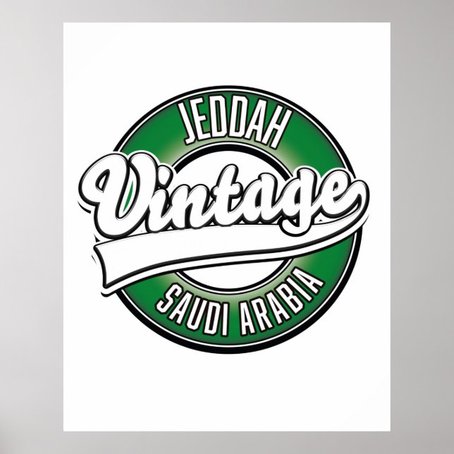 jeddah saudi arabia logo poster (Front)