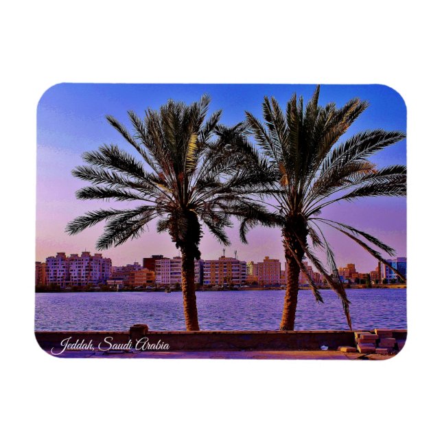 Jeddah, Saudi Arabia Magnet (Horizontal)