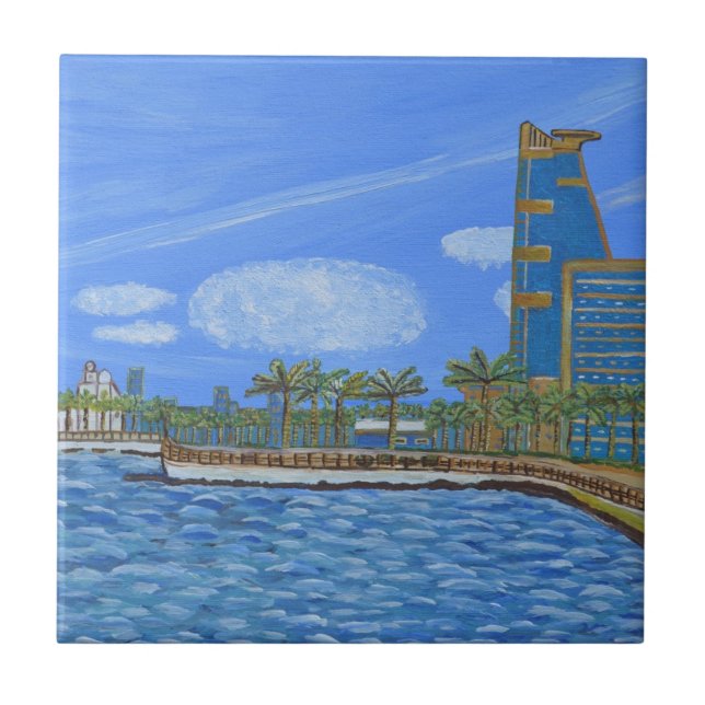 Jeddah, Saudi Arabia  Tile (Front)