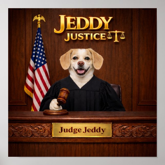 "Jeddy Justice" Poster (Front)