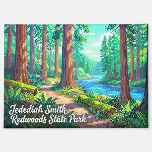 Jedediah Smith Redwoods State Park California Magnet