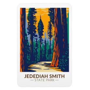 Jedediah Smith Redwoods State Park California Magnet
