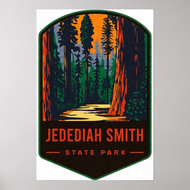 Jedediah Smith State Park Poster (Front)