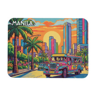 Jeepney in Manila Philippines Travel Magnet