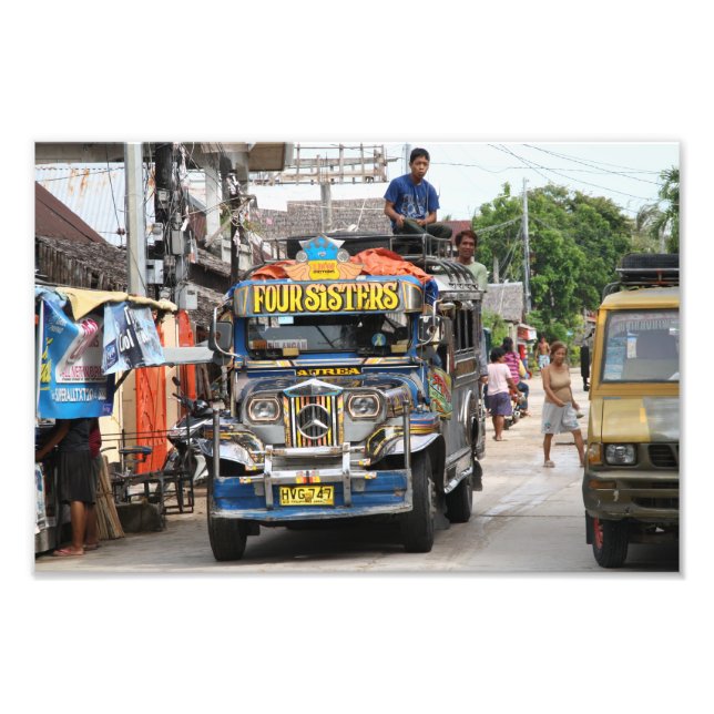 Jeepney Photo Print (Front)
