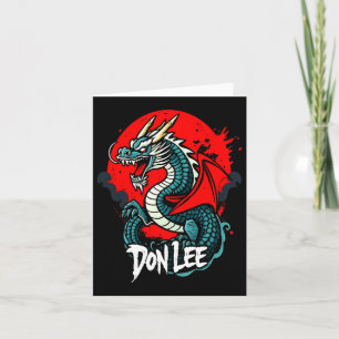 Jeet Kune Do Jkd Mixed Martial Arts Lee Don's  Card