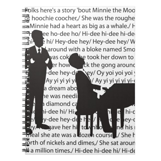 Jeeves & Wooster Spiral Notebook (Front)